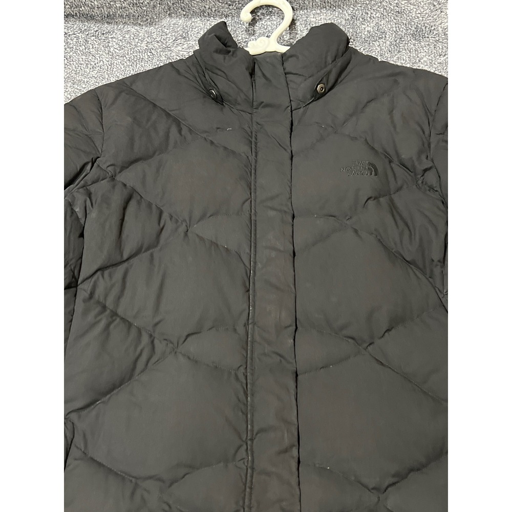 The North Face Miss Metro Parka Black 550 Down Quilted Winter Coat Womens XL